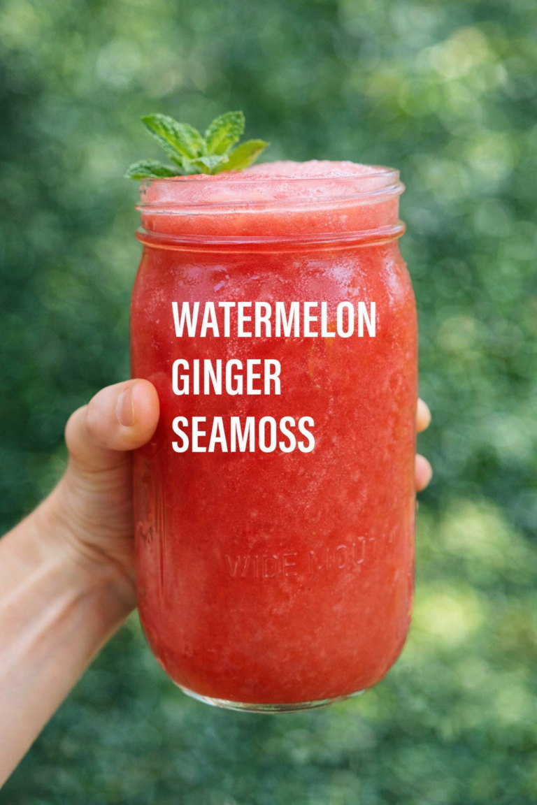 Sea Moss + Watermelon + Ginger Glow Hydration Smoothie