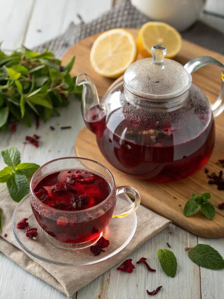 Sea Moss Hibiscus “Glow From Within” Iced Tea Refresher